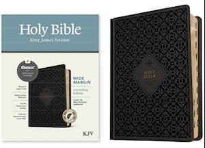 KJV Wide Margin Bible, Filament Enabled Edition (Red Letter, Hardcover Leatherlike, Ornate Tile Black, Indexed)