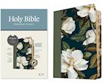 KJV Personal Size Giant Print Bible, Filament-Enabled Edition (Leatherlike, Magnolia Sage Green, Indexed, Red Letter)