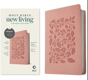 NLT Premium Value Thinline Bible, Filament-Enabled Edition (Leatherlike, Dusty Pink Vines)