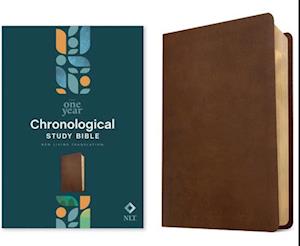 NLT One Year Chronological Study Bible (Leatherlike, Rustic Brown)