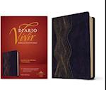 Biblia de Estudio del Diario Vivir Rvr60 (Sentipiel, Morado Oscuro, Letra Roja)