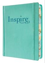 Inspire Bible NLT (Hardcover Leatherlike, Aquamarine, Filament Enabled)