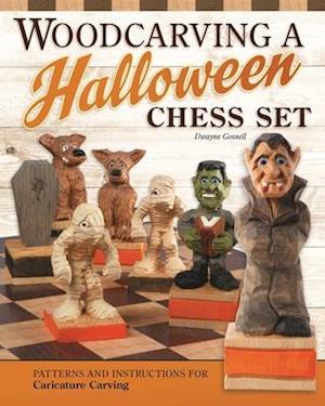 Woodcarving a Halloween Chess Set