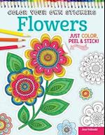 Color Your Own Stickers Flowers