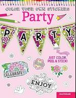 Color Your Own Stickers Party