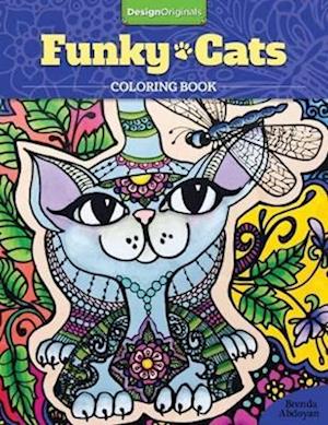 Funky Cats Coloring Book