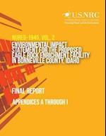 Environmental Impact Statement for the Proposed Eagle Rock Enrichment Facility in Bonneville County, Idaho- Final Report