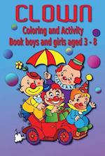Clown Coloring and Activity Book