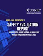 Safety Evaluation Report Related to the License Renewal of Indian Point Nuclear Generating Units Nos. 2 and 3