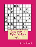 Easy Does It Alpha Sudoku Vol. 7