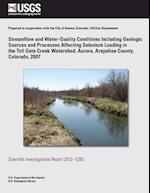 Streamflow and Water-Quality Conditions Including Geologic Sources and Processes Affecting Selenium Loading in the Toll Gate Creek Watershed, Aurora,