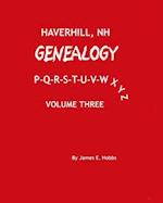 Haverhill, NH Genealogy P-Q-R-S-T-U-V-W-X-Y-Z
