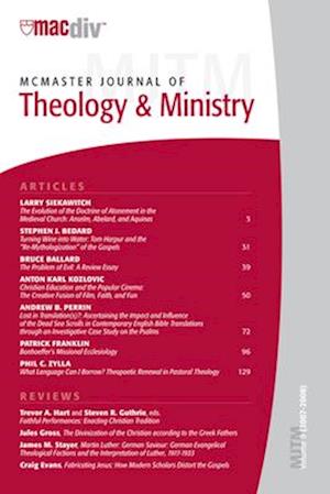 McMaster Journal of Theology and Ministry