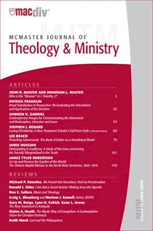 McMaster Journal of Theology and Ministry