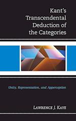 Kant's Transcendental Deduction of the Categories