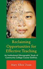 Reclaiming Opportunities for Effective Teaching