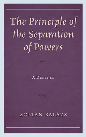 The Principle of the Separation of Powers