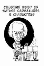 Coloring Book of Vintage Caricatures and Characters