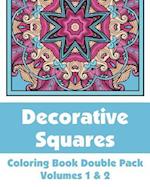 Decorative Squares Coloring Book Double Pack (Volumes 1 & 2)