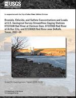 Bromide, Chloride, and Sulfate Concentrations and Loads at U.S. Geological Survey Streamflow-Gaging Stations 07331600 Red River at Denison Dam, 073355