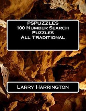 PSPUZZLES 100 Number Search Puzzles All Traditional