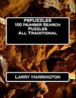 PSPUZZLES 100 Number Search Puzzles All Traditional