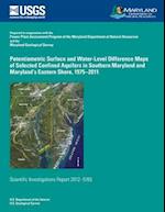 Potentiometric Surface and Water-Level Difference Maps of Selected Confined Aquifers of Southern Maryland and Maryland's Eastern Shore, 1975?2011