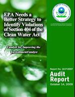 EPA Needs a Better Strategy to Identify Violations of Section 404 of the Clean Water ACT