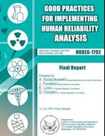 Good Practices for Implementing Human Reliability Analysis (Hra)