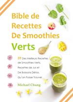 Bible de Recettes De Smoothies Verts