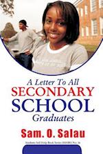 A Letter to All Secondary School Graduates