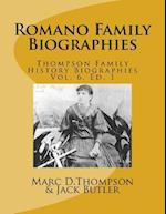 Narrative Biographies of the Romano Family Genealogy