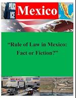 Rule of Law in Mexico