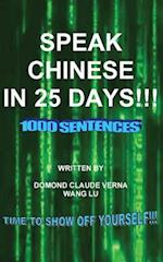 Speak Chinese in 25 Days