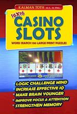 16x16 Casino Slots Word Search 150 Large Print Puzzles