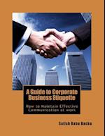A Guide to Corporate Business Etiquette