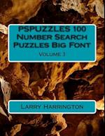 Pspuzzles 100 Number Search Puzzles Big Font Volume 3