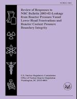 Review of Responses to NRC Bulletin 2003-02-Leakage from Reactor Pressure Vessel Lower Head Penetrations and Reactor Coolant Pressure Boundary Integri