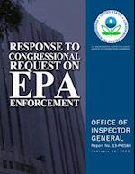 Response to Congressional Request on EPA Enforcement