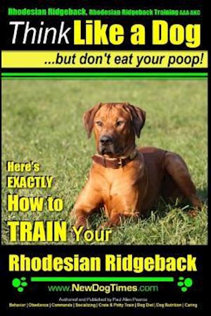 Rhodesian Ridgeback, Rhodesian Ridgeback Training AAA Akc