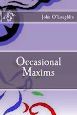 Occasional Maxims