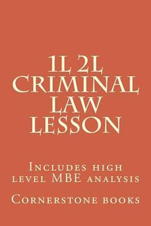 1l 2l Criminal Law Lesson