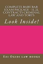 Complete Baby Bar Exam Package - 1l 2l Contracts Criminal Law and Torts