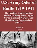 U.S. Army Oder of Battle 1919-1941 the Services