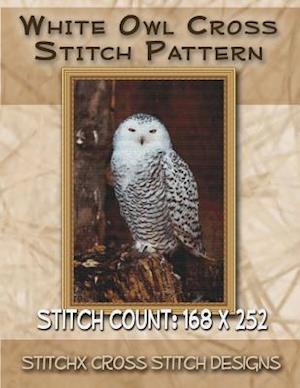 White Owl Cross Stitch Pattern