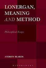 Lonergan, Meaning and Method