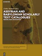 Die babylonisch-assyrische Medizin in Texten und Untersuchungen, Band 9, Assyrian and Babylonian Scholarly Text Catalogues