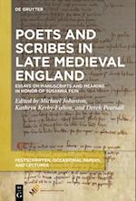 Poets and Scribes in Late Medieval England