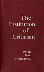 Institution of Criticism