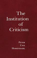 The Institution of Criticism